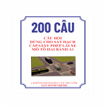 BỘ ĐỀ  200 CÂU HỎI THI BẰNG LÁI XE MÁY A1