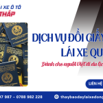 Dịch vụ đổi giấy phép lái xe quốc tế dành cho người Việt đi du lịch, công tác
