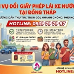 Đổi Giấy Phép Lái Xe Nước Ngoài Tại Đồng Tháp Nhanh Chóng