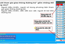 PHẦN MỀM THI THỬ LÝ THUYẾT A1_A2_B1_B2_C...