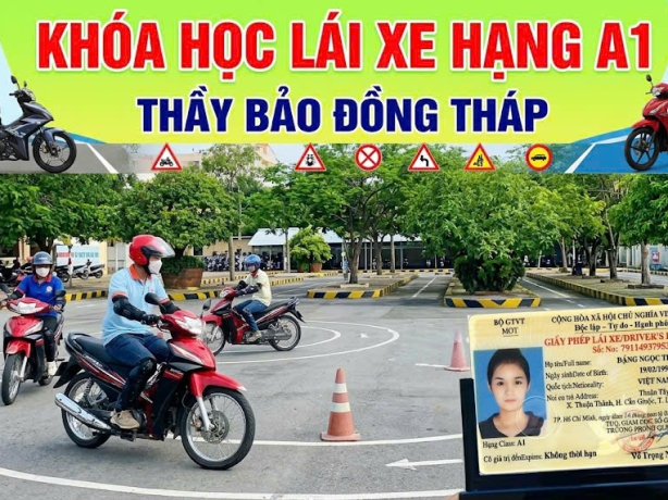 KHÓA HỌC THI BẰNG LÁI XE MÁY HẠNG A1