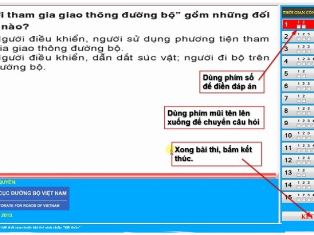 PHẦN MỀM THI THỬ LÝ THUYẾT A1_A2_B1_B2_C...