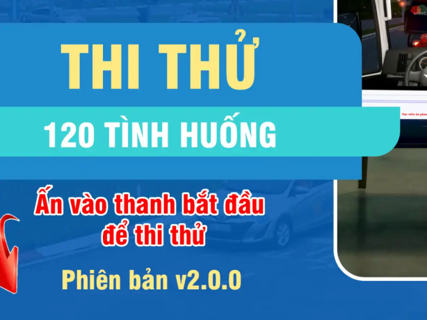 Học lý thuyết 600 câu lái xe ô tô | Luật mới nhất 5/2025